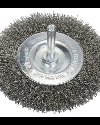 Bosch Skivebørste Bølget 80mm Inox 6mm 2608622123