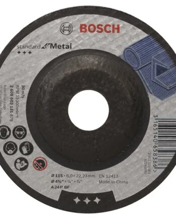 Bosch Skrubskive Metal 115x6mm Krøp Std 2608603181