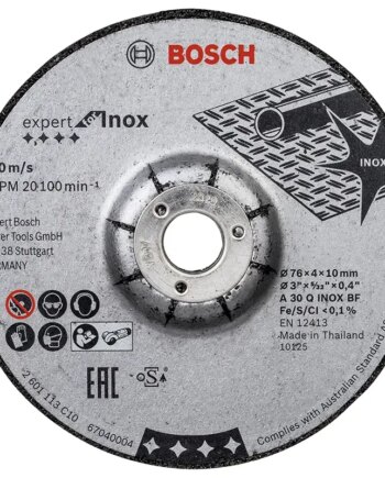 Bosch Skrubskive Til Metal 76x4x10mm 2stk 2608601705