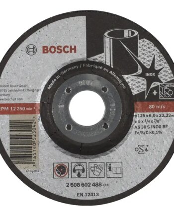 Bosch Slibeskive Inox 125x6mm 2608602488