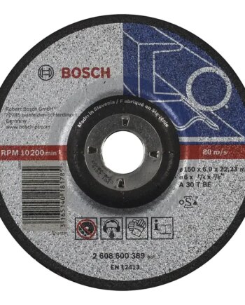Bosch Slibeskive Metal 150x22 2x6mm K30 2608600389