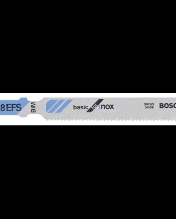 Bosch Stiksavklinge T118efs    Metal Inox   Stk 2608636499