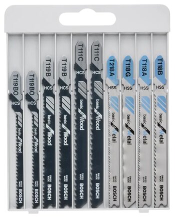 Bosch Stiksavklinge Wood Metal Basic 10 Stk Sæt 2607010630