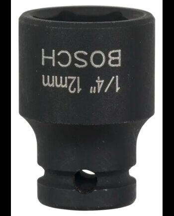 Bosch Topnøgle Impact   4x12mm Lgd 25mm 1608551008