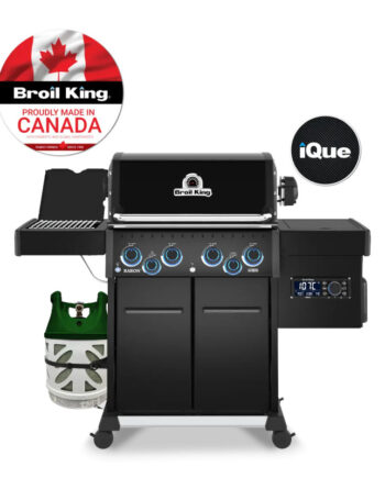Broil King Baronâ  490 Irp Pellet-ready-series Shadow Gasgrill Og Træpillegril