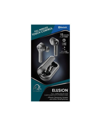 Cellularline Aql Bt Earplugs  Elusion Tws  Sort Trådløse In-ear øretelefoner