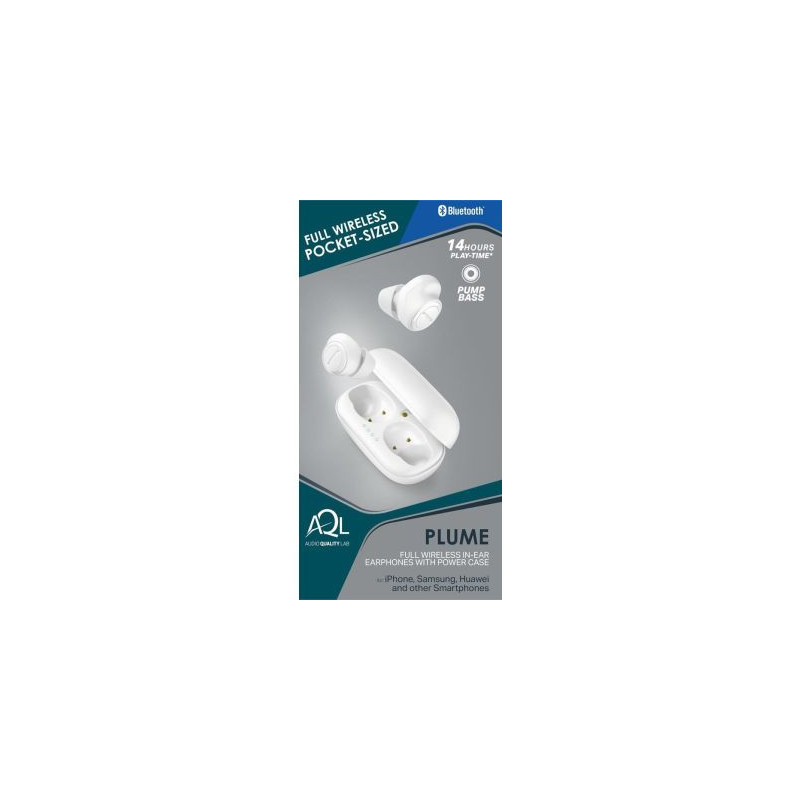 Cellularline Aql Bt Earpods Plume  Tws  Hvid Trådløse In-ear øretelefoner
