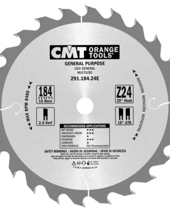 Cmt Klinge 184x2 6x16 Z24   291 184 24e
