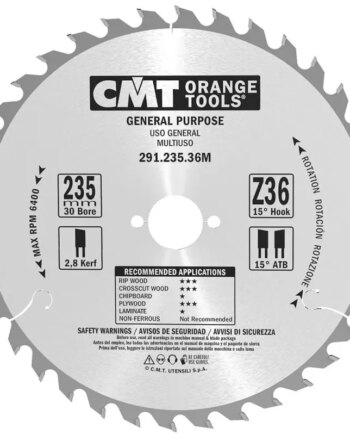 Cmt Klinge 235x2 8x30 Z36   291 235 36m