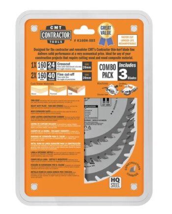 Cmt Klingesæt 160x20 Z24-40-40     K160h-x03