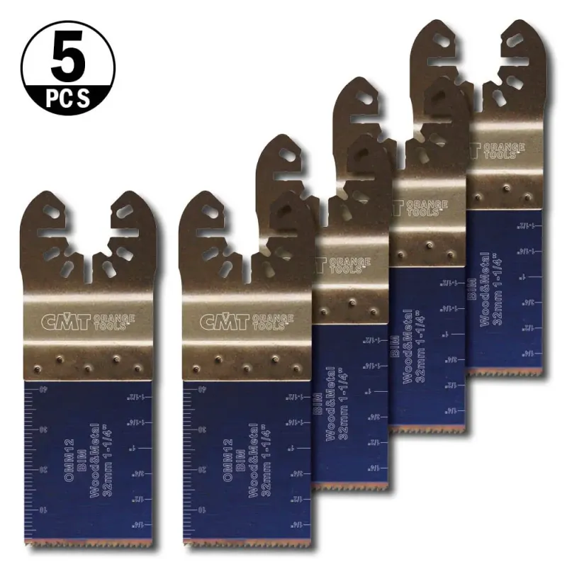 Cmt Multicut 32x40mm Bim Træ-metal Omm12-x5