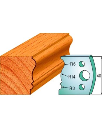 Cmt Profilknive Sæt 40mm Nr  106 690 106