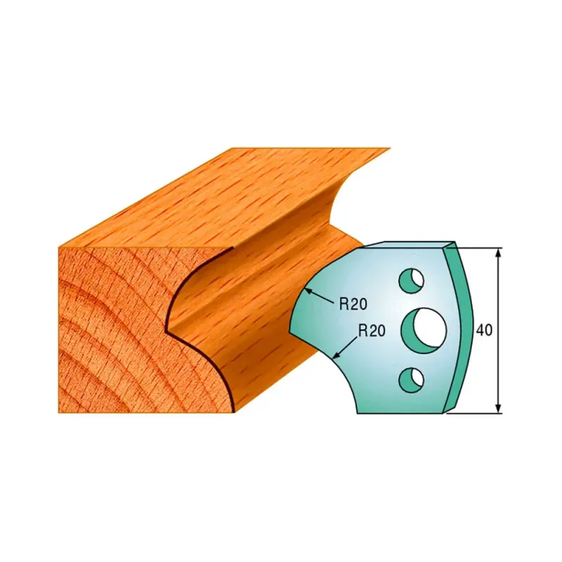 Cmt Profilknive Sæt 40mm Nr 120 690 120