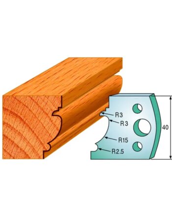 Cmt Profilknive Sæt 40mm Nr  121 690 121