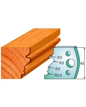 Cmt Profilknive Sæt 40mm Nr  122 690 122