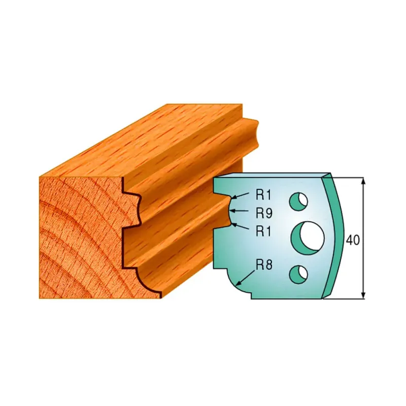 Cmt Profilknive Sæt 40mm Nr 26 690 026