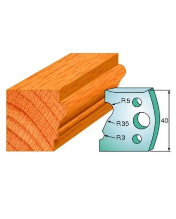 Cmt Profilknive Sæt 40mm Nr   81 690 081