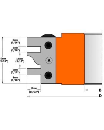 Cmt Profilplatte     2stk  Cmt 695 014b