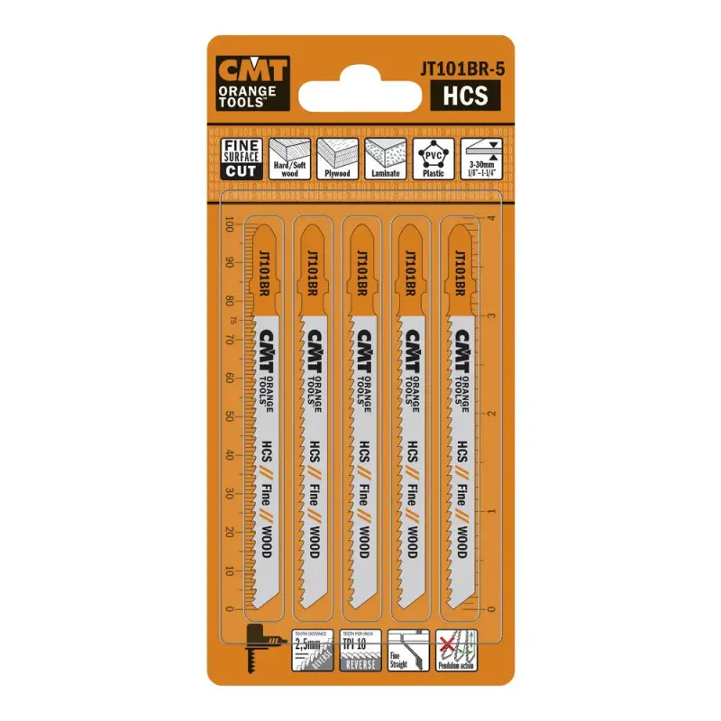 Cmt Stiksavklinge 75mm Hcs Fine Jt101br-