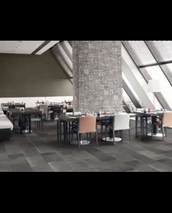 Dado Ceramica Contemporar   Graphite Rett  81x81 Flise