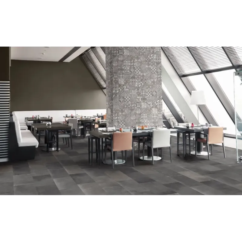 Dado Ceramica Contemporar   Graphite Rett  60x60 Flise