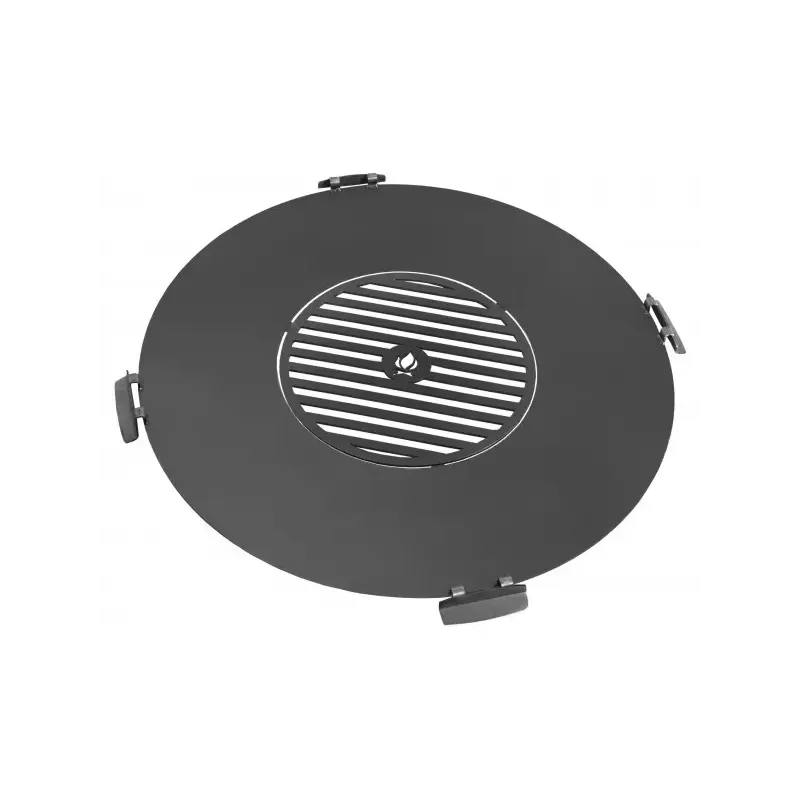 Cook King 82 Cm Grillplade Til Bålsted Med 40 Cm Rist And   Håndtag