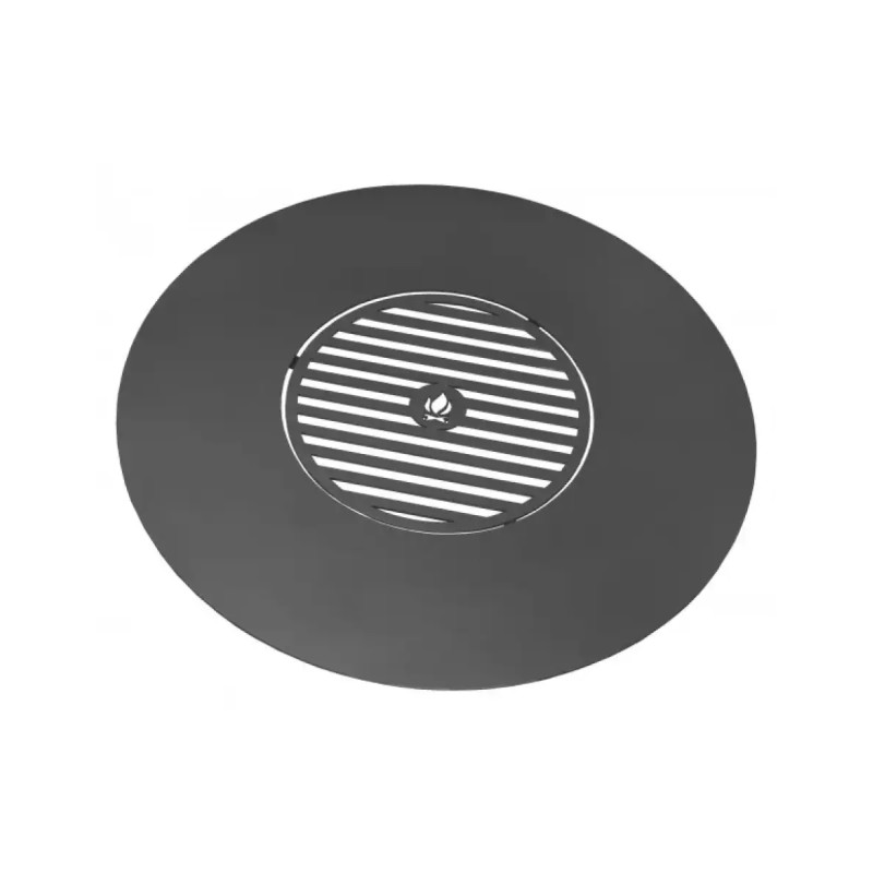 Cook King 102 Cm Grillplade Til Bålsted Med 50 Cm Rist