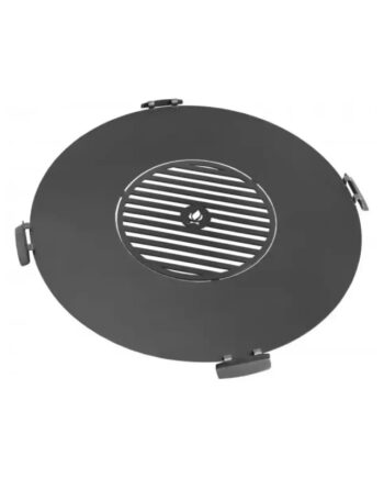 Cook King 102 Cm Grillplade Til Bålsted Med 50 Cm Rist And   Håndtag