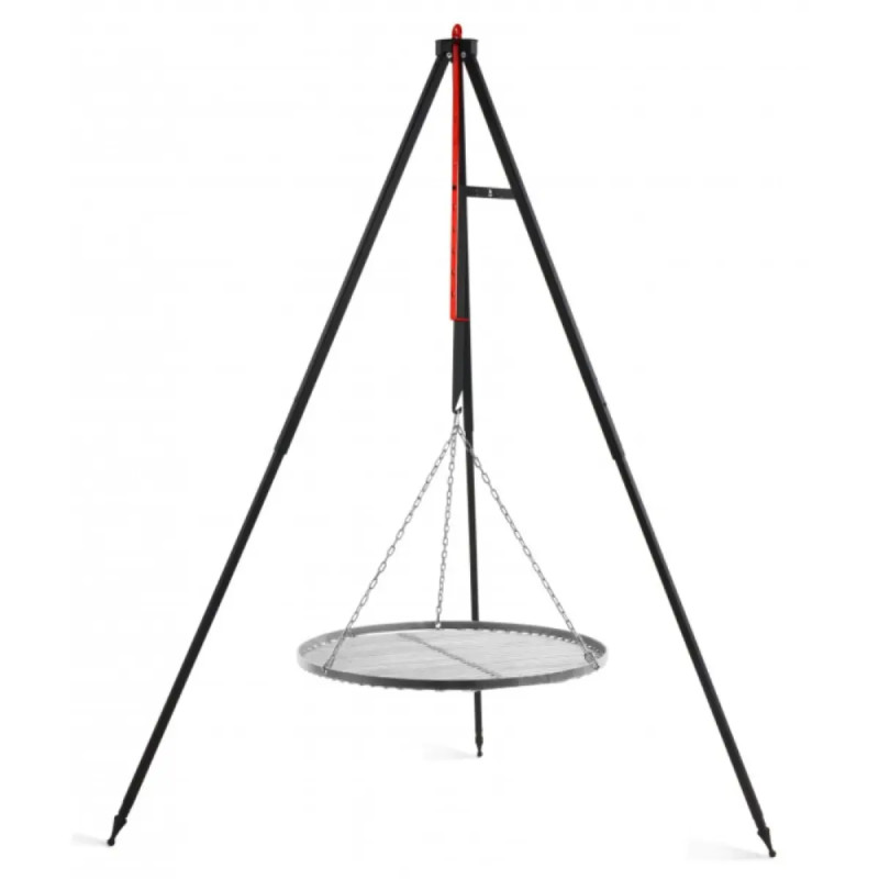 Cook King 160 Cm Trefodsgrill Med 60 Cm Grillrist   Rustfrit Stål