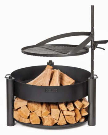 Cook King   Montana Xâ  80 Cm Havebålfad Med Grillrist