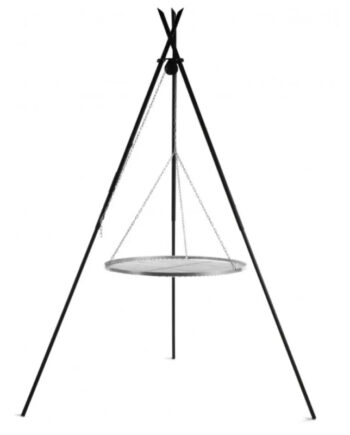 Cook King   Tipiâ  210 Cm Trefod Med 70 Cm Grillrist   Rustfrit Stål
