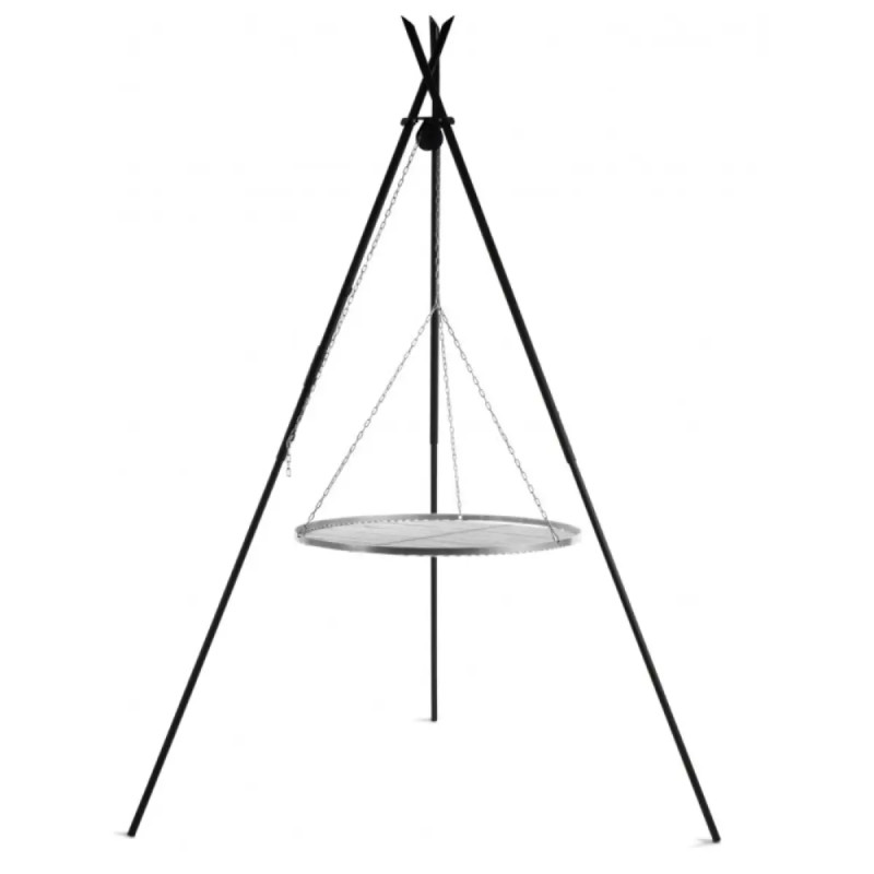 Cook King   Tipiâ  210 Cm Trefod Med 50 Cm Grillrist   Rustfrit Stål