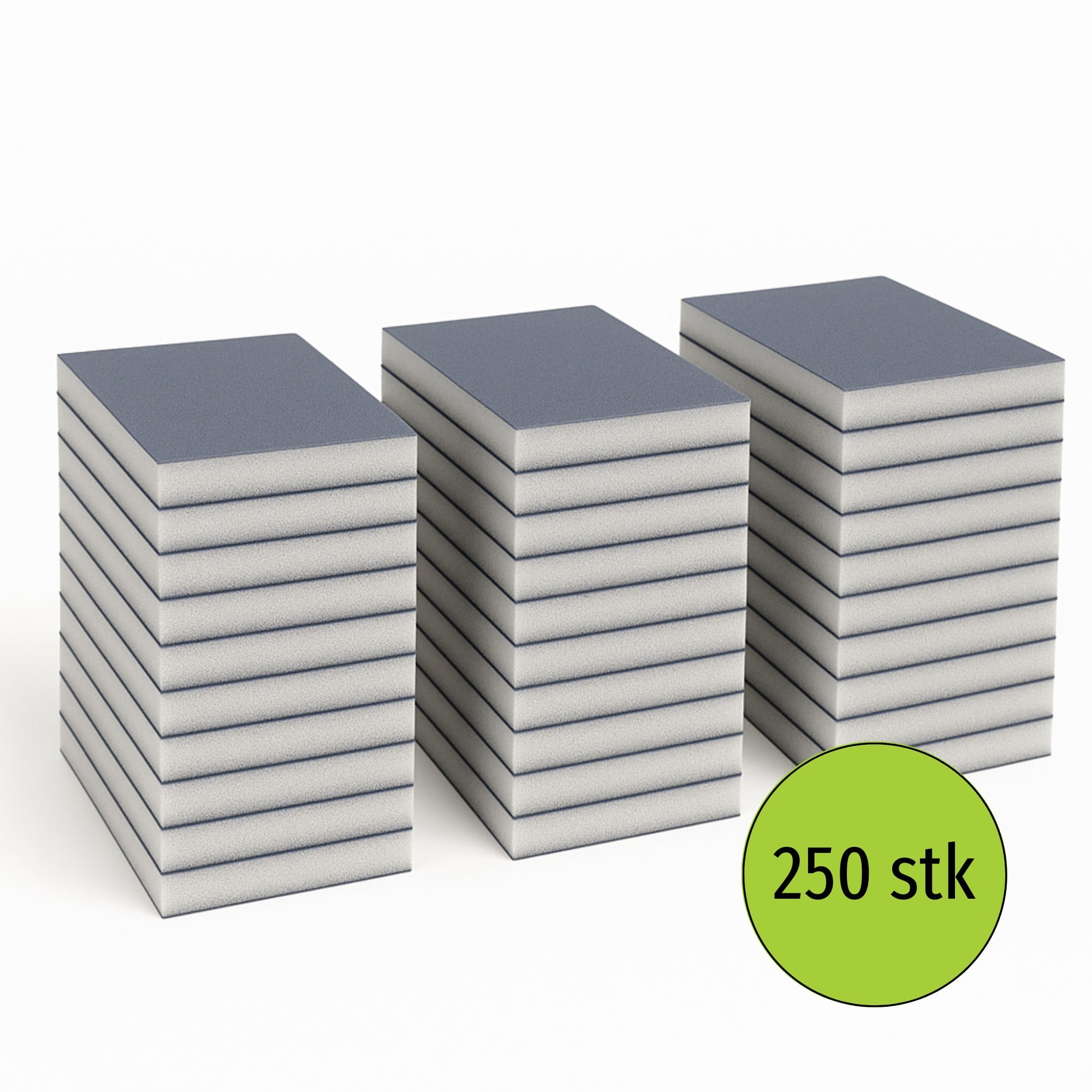 Cool Sanding Slibesvamp 124x98x12mm- Sort Silicium Slibekorn 250 Stk  Korn C100