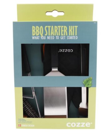 Cozze Bbq Set   Dele: Spartel  Tang  Grillbørste   Grillhandske