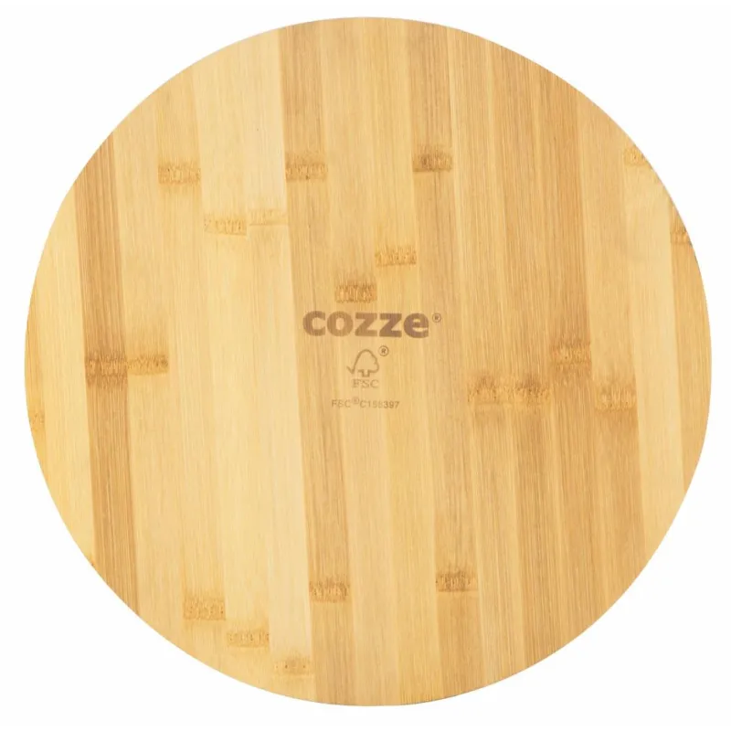 Cozze Pizzaskærebræt 350   12mm Bambus Træ 90314