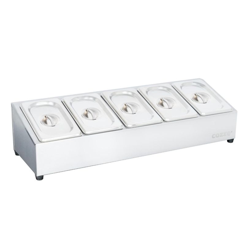 Cozze Topping Station   Rum  Rustfrit Stål 90325