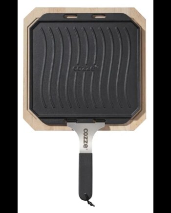 Cozze Vendbar Støbejernspande Med Bordskåner 330   330 Mm