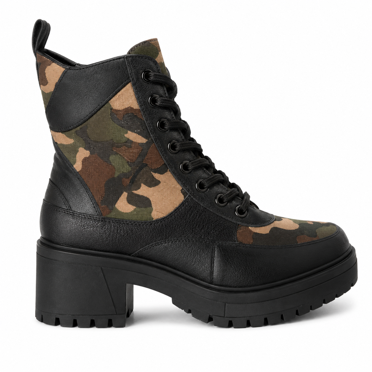 Dame Støvler Sort Camo 41