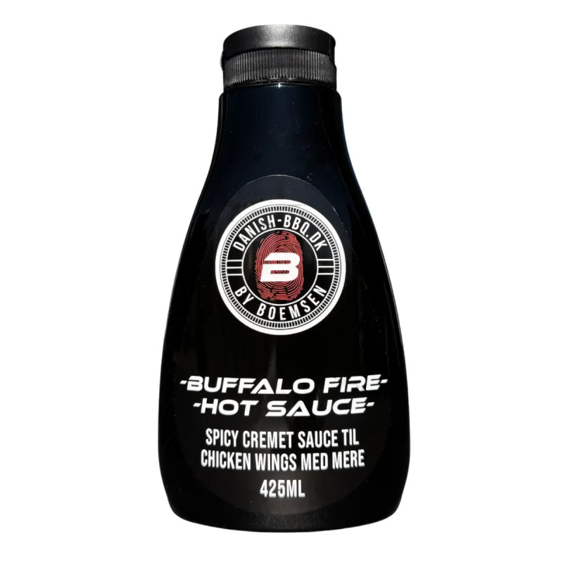 Danish Bbq Buffalo Fire Hot Spicy Cremet Sauce 425ml