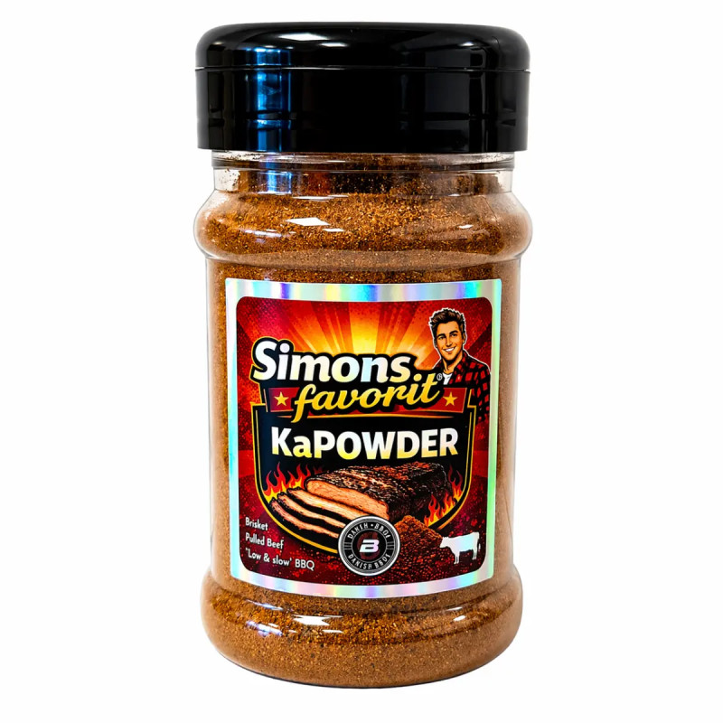 Danish Bbq   Simon Favorit Kapowder 220g
