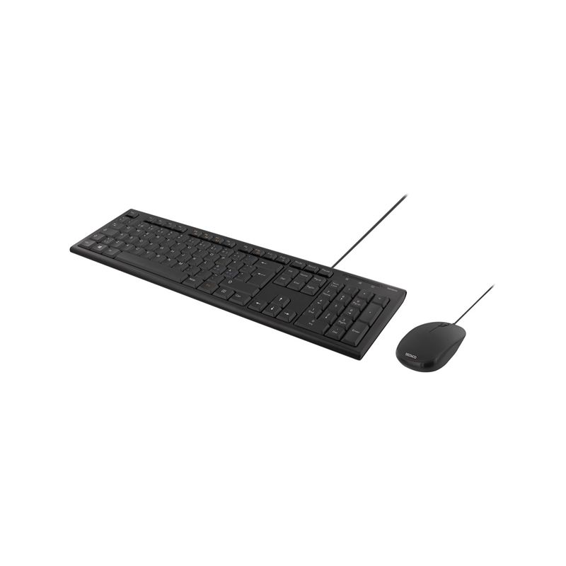 Deltaco Tangentbords-kit Med Mus  Pan Nordisk Layout  Usb    Tastatur Og Mus