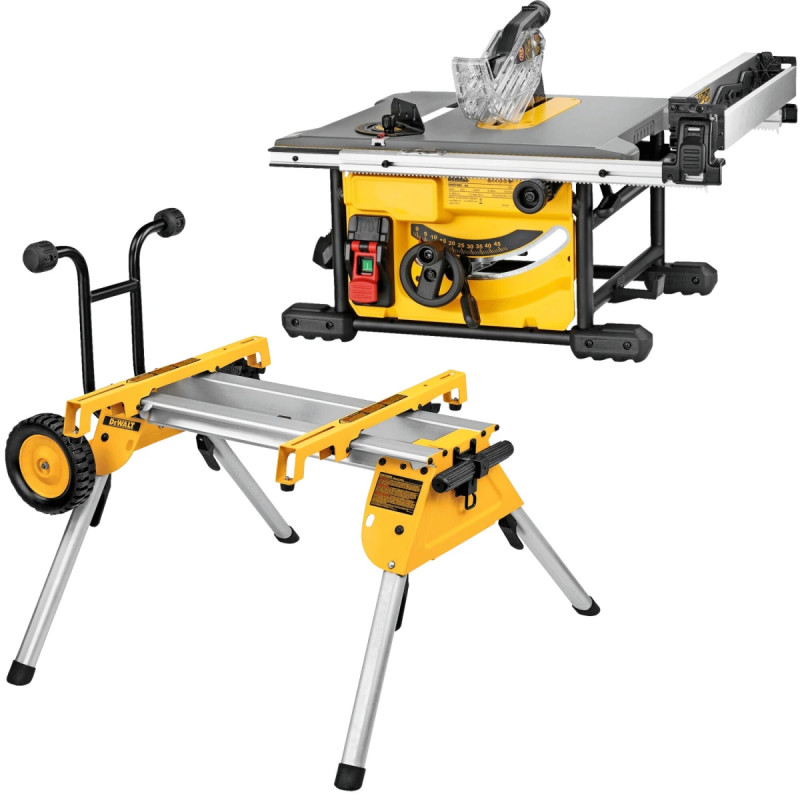Dewalt 210 Mm Kompakt Bordsav Med Savbord   Dwe7485rs-xc