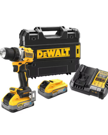 Dewalt 18v Xr Kulløs Boremaskine Inkl        0ah Powerstack Batterier Tstak   Dcd800h2t-qw
