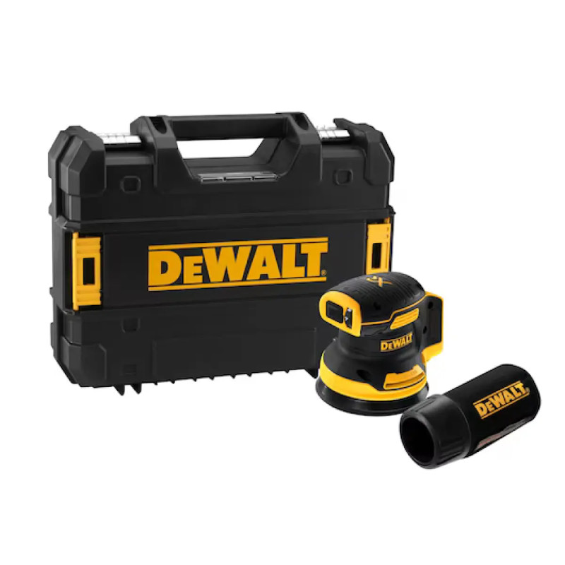 Dewalt 18v Xr Kulløs 125 Mm Excentersliber   Solo   Tstak   Dcw210nt-xj