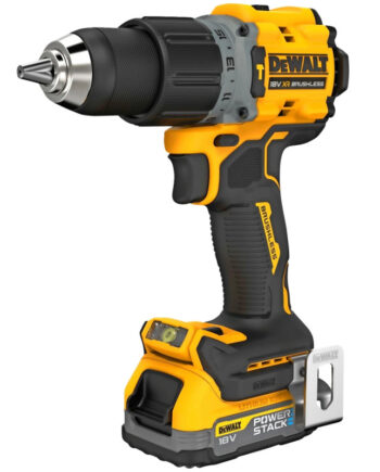Dewalt 18v Xr Kulløs Slagboremaskine Inkl        7ah Powerstack Batterier Tstak   Dcd805e2t-qw