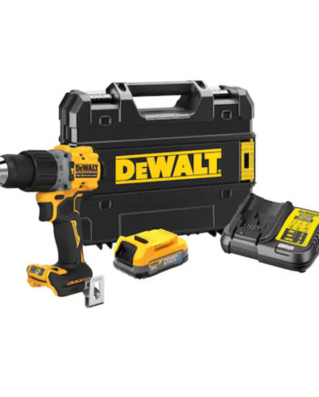 Dewalt 18v Xr Slagboremaskine Inkl  Powerstack   7ah Batteri Tstak   Dcd805e1t-qw