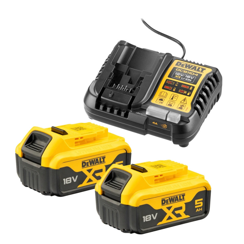 Dewalt Xr 4a Oplader Startsæt Multispænding   Dcb1104p2-qw