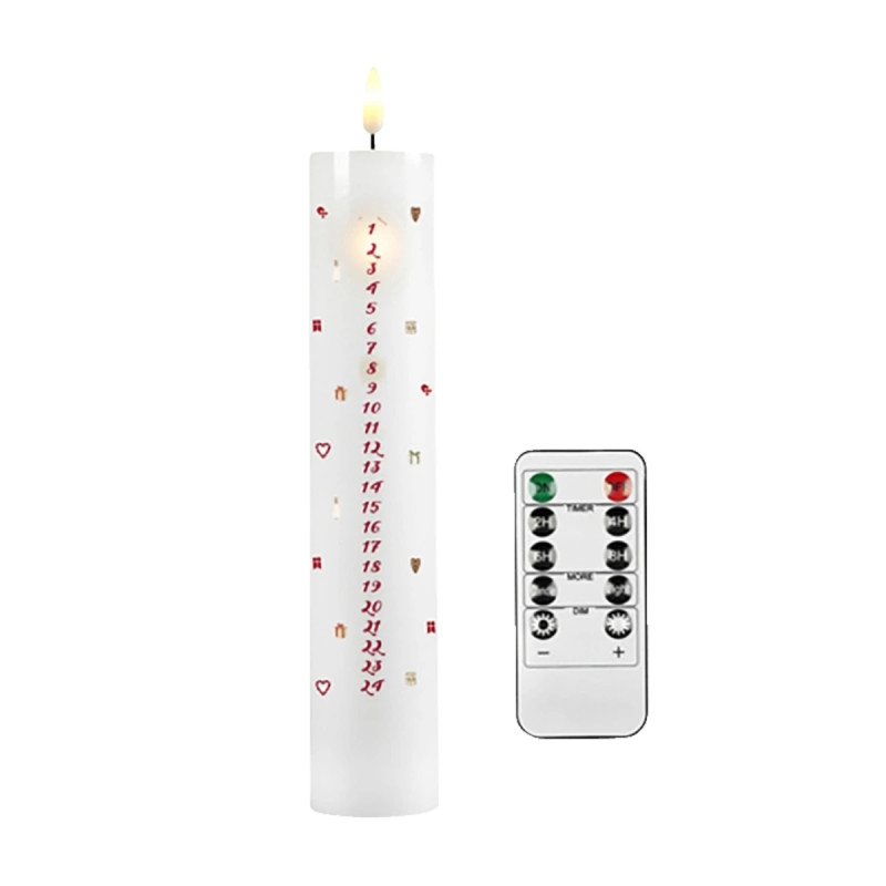 Dga Led Vokslys Kalenderlys  67001133