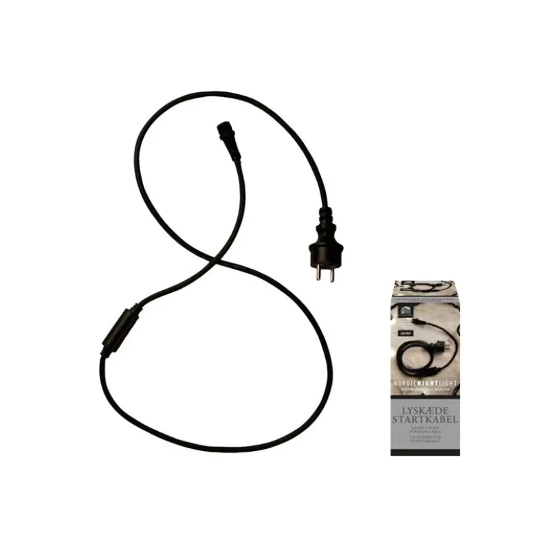 Dga Lyskæde  150cm Chain Connecter 230v Sort 18271368