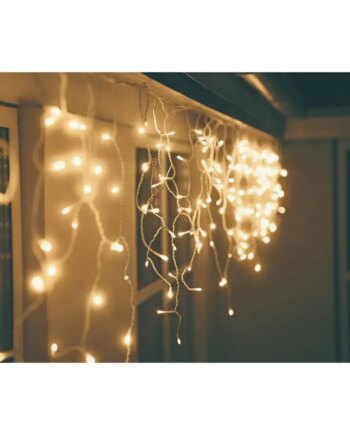 Dga Lyskæde 200led   230   Sort 390cm